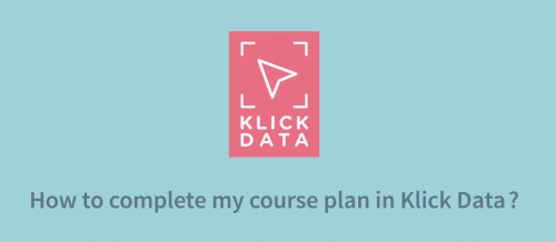 How to complete a Course Plan in KlickData KLMS