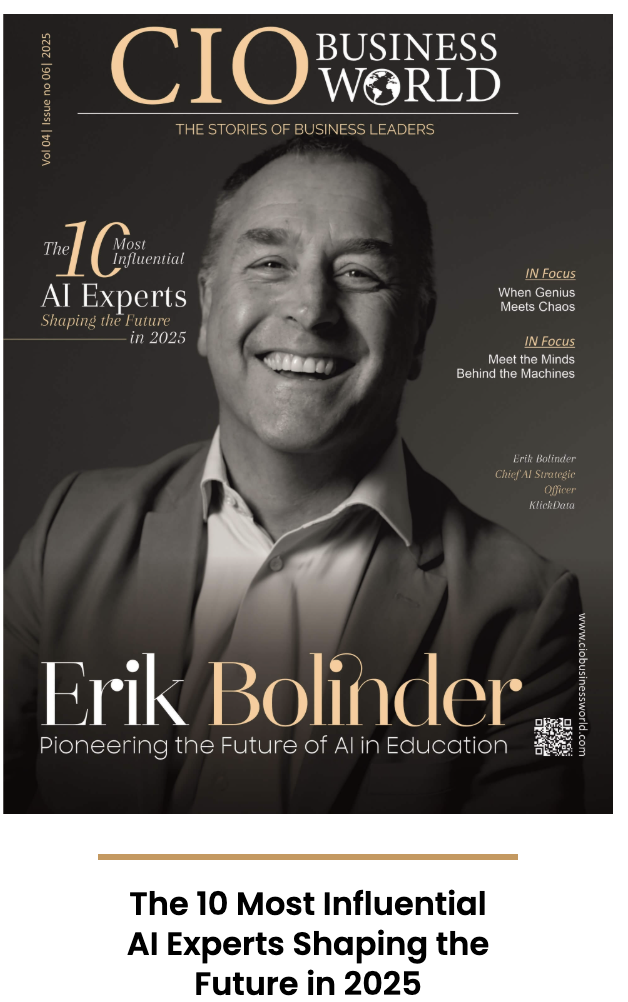 CIOBusiness interview and cover article with Erik Bolinder 